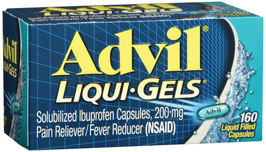 ADVIL, CAP LIQ GEL (160/BT) 9WYETH