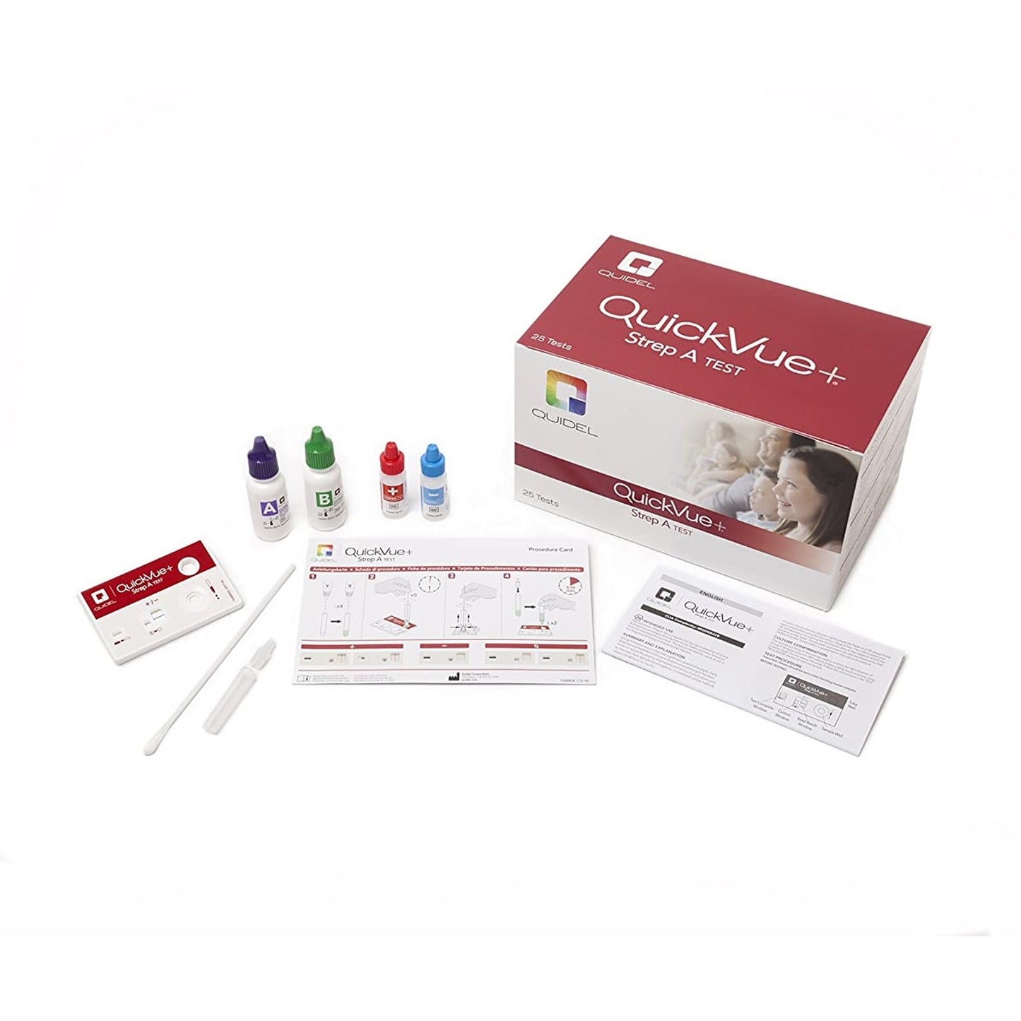TEST KIT, QUICKVUE+STREP A MODCOMPLEX (25/KT)