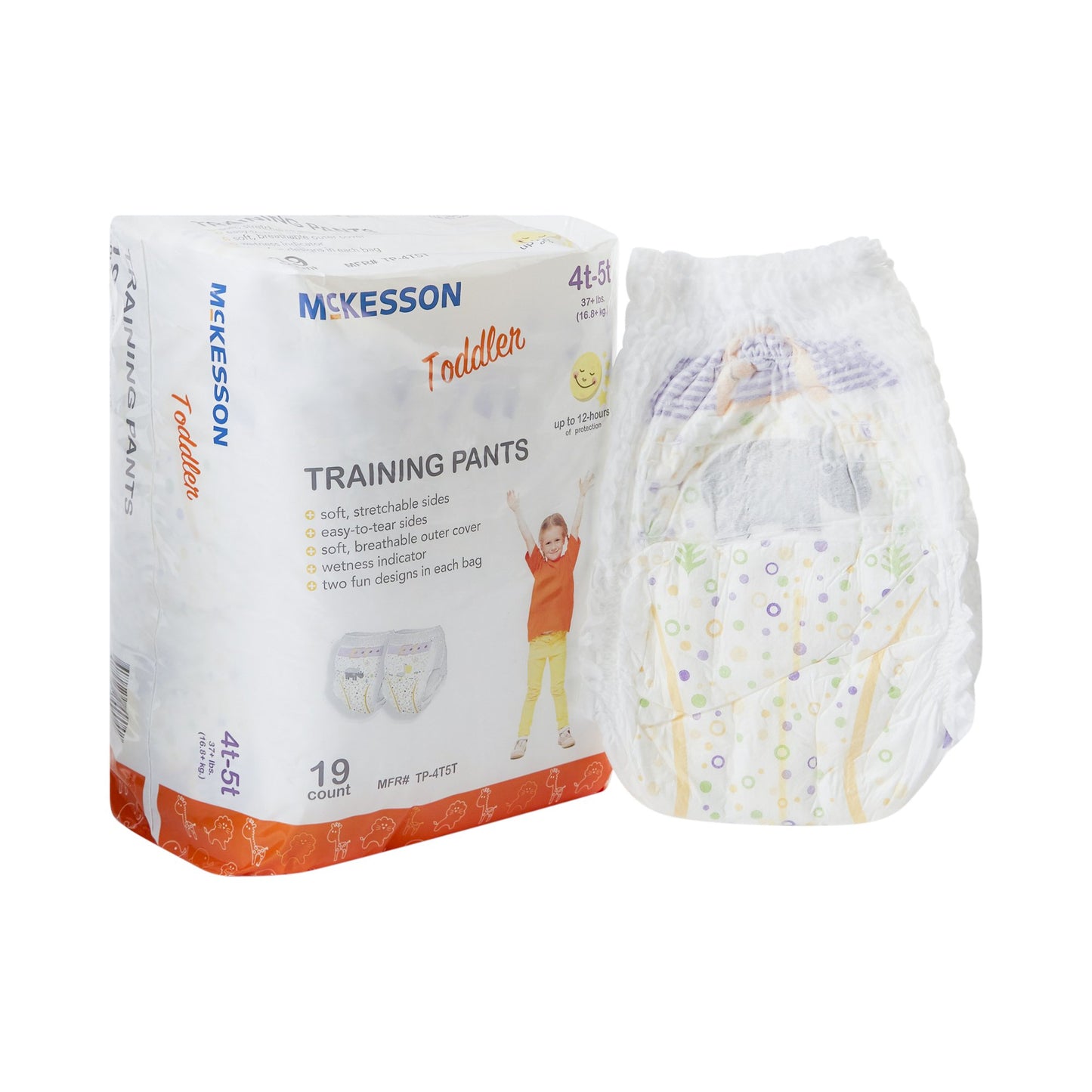 DIAPER, TRAINING EASY TEAR 4T-5T (19/BG 4BG/CS)