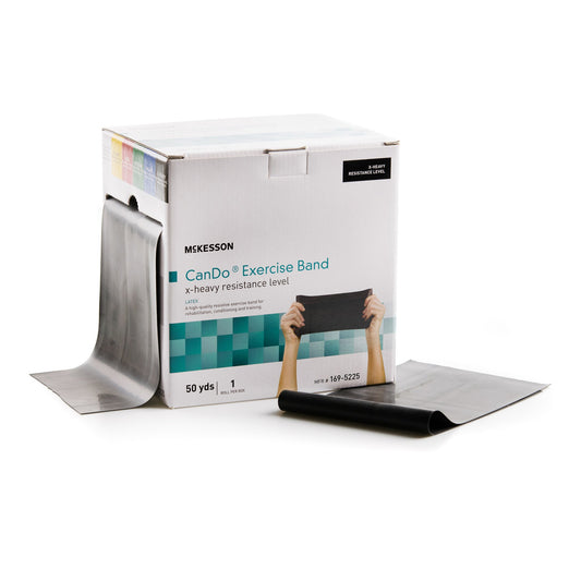 BAND, EXERCISE LTX DISP BLK 50YDS