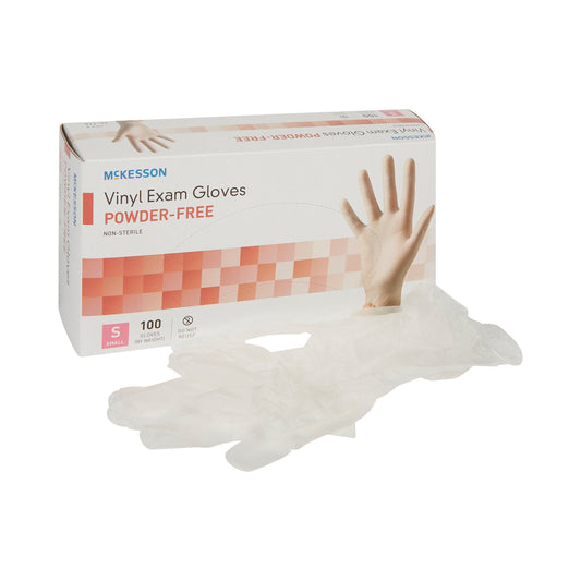 Exam Vinyl Glove SM N/S (100/BX 10BX/CS)