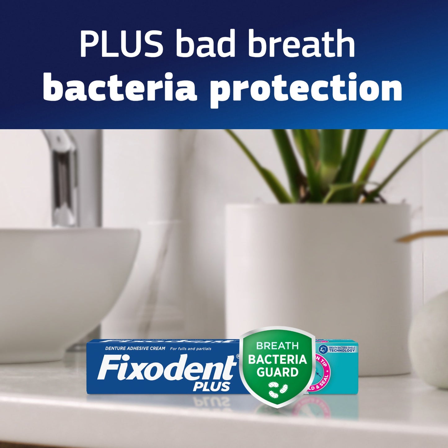 FIXODENT PLUS, ADH CRM BREATH BACTERIA GUARD 2OZ