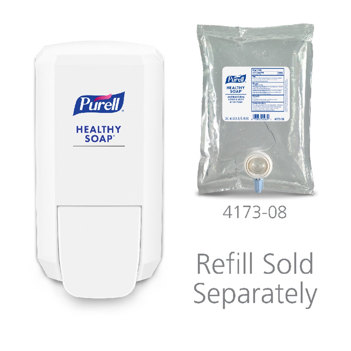 Antibacterial Soap Purell CS2 Lotion 1,000 mL Dispenser Refill Bag Scented
