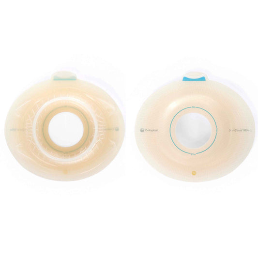 SenSura® Mio Click Convex Deep Ostomy Barrier, 41 mm Stoma Opening, Yellow Match