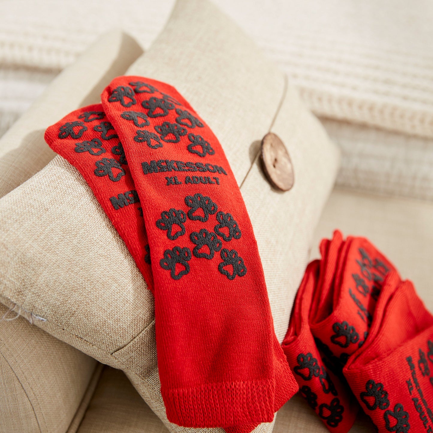 McKesson Terries™ Adult Slipper Socks, Extra Large