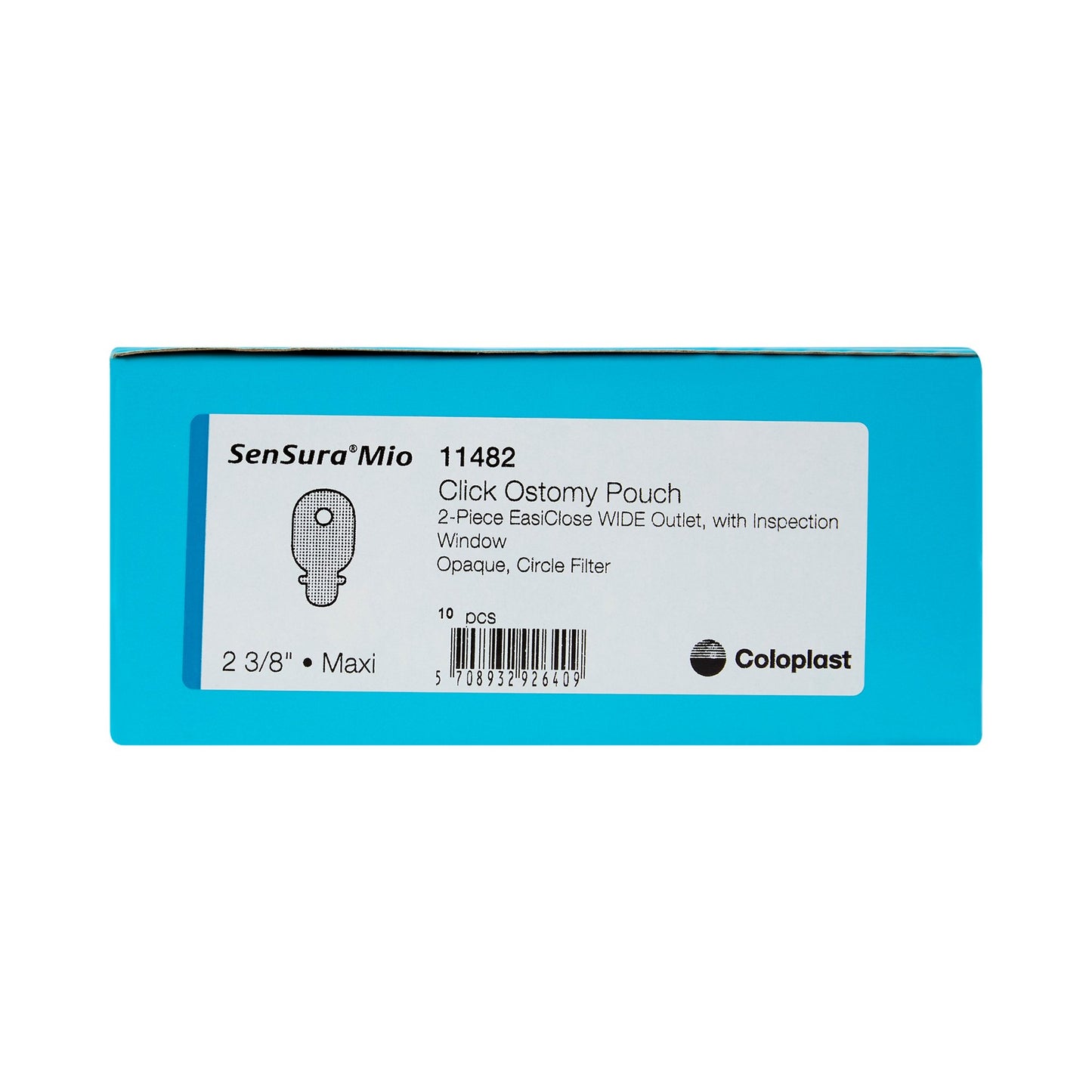 POUCH, OST DRN MIO 2PC CLICK WD OUTLT MAX W/WNDW 60MM (10/BX