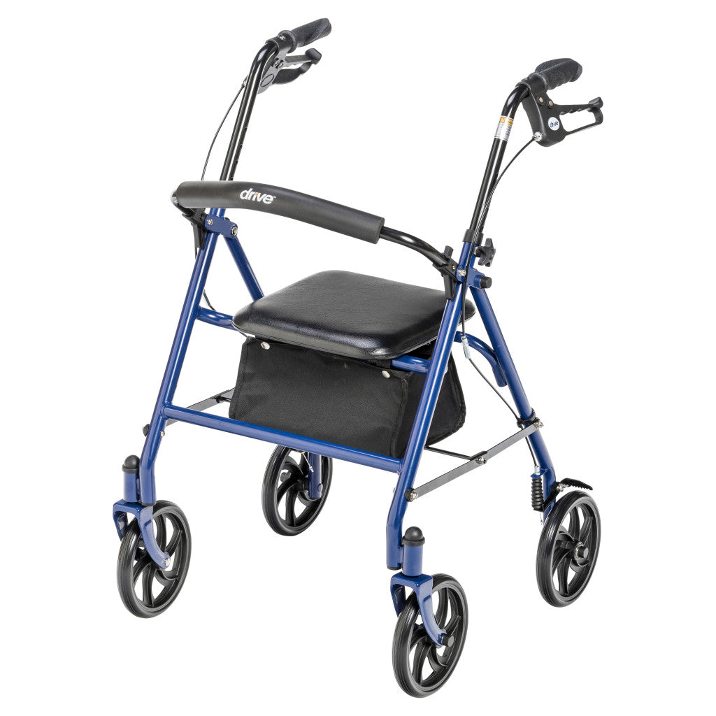 Drive Medical Durable 4 Wheel Rollator 350 lbs