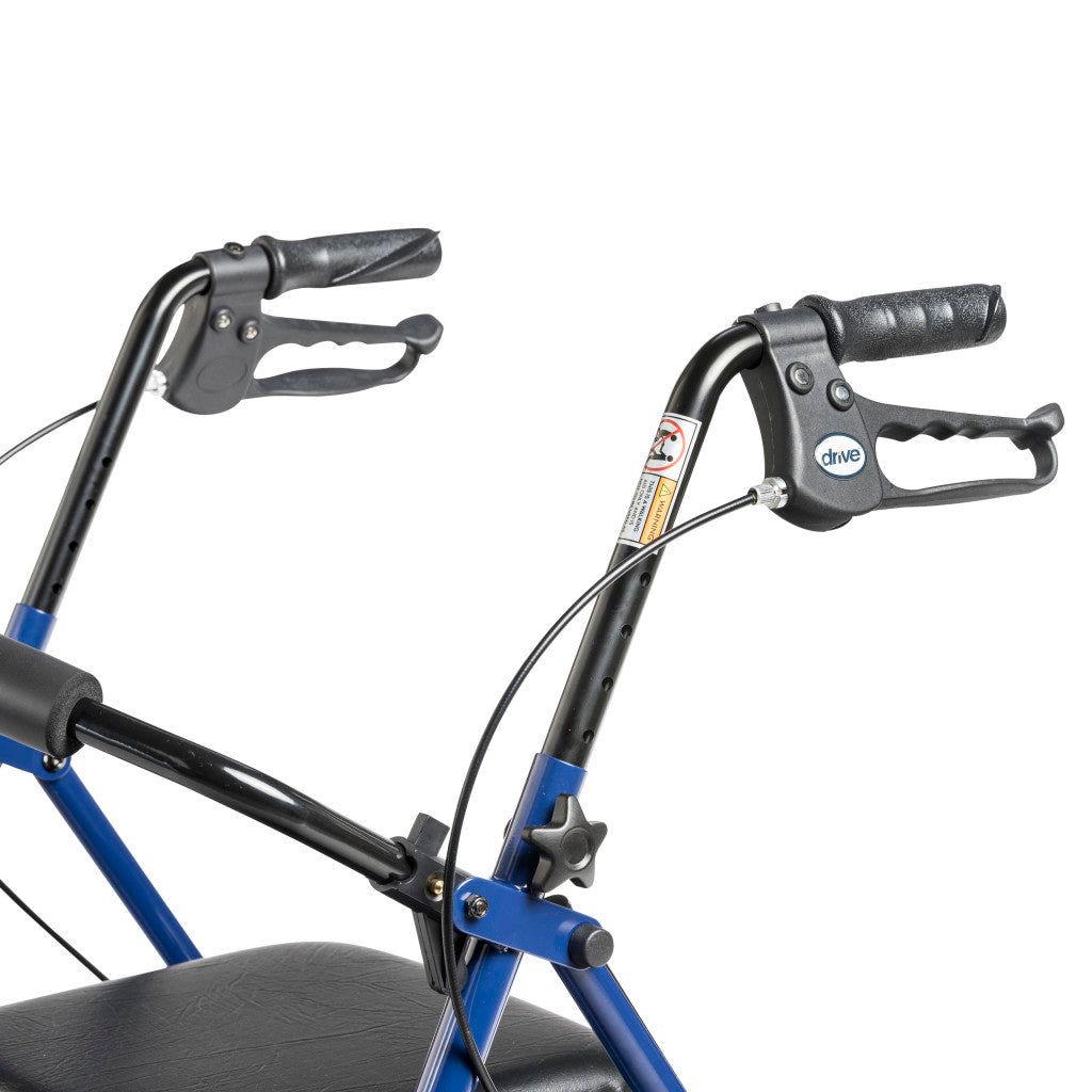 Drive Medical Durable 4 Wheel Rollator 350 lbs