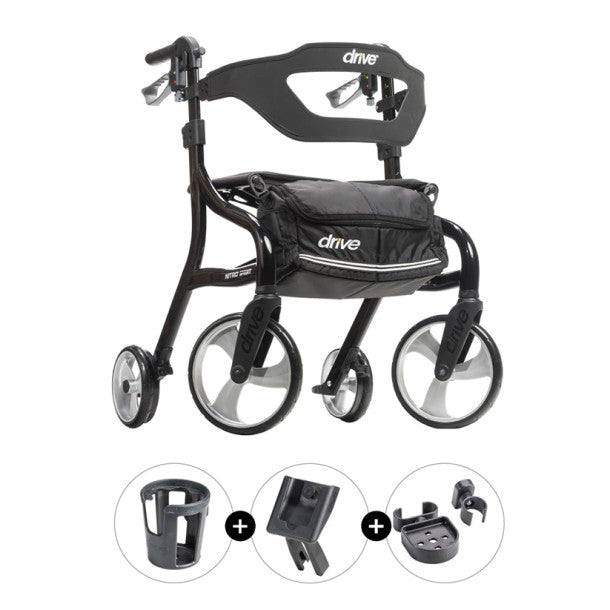 Drive Medical Nitro Sprint Rollator 350 lbs