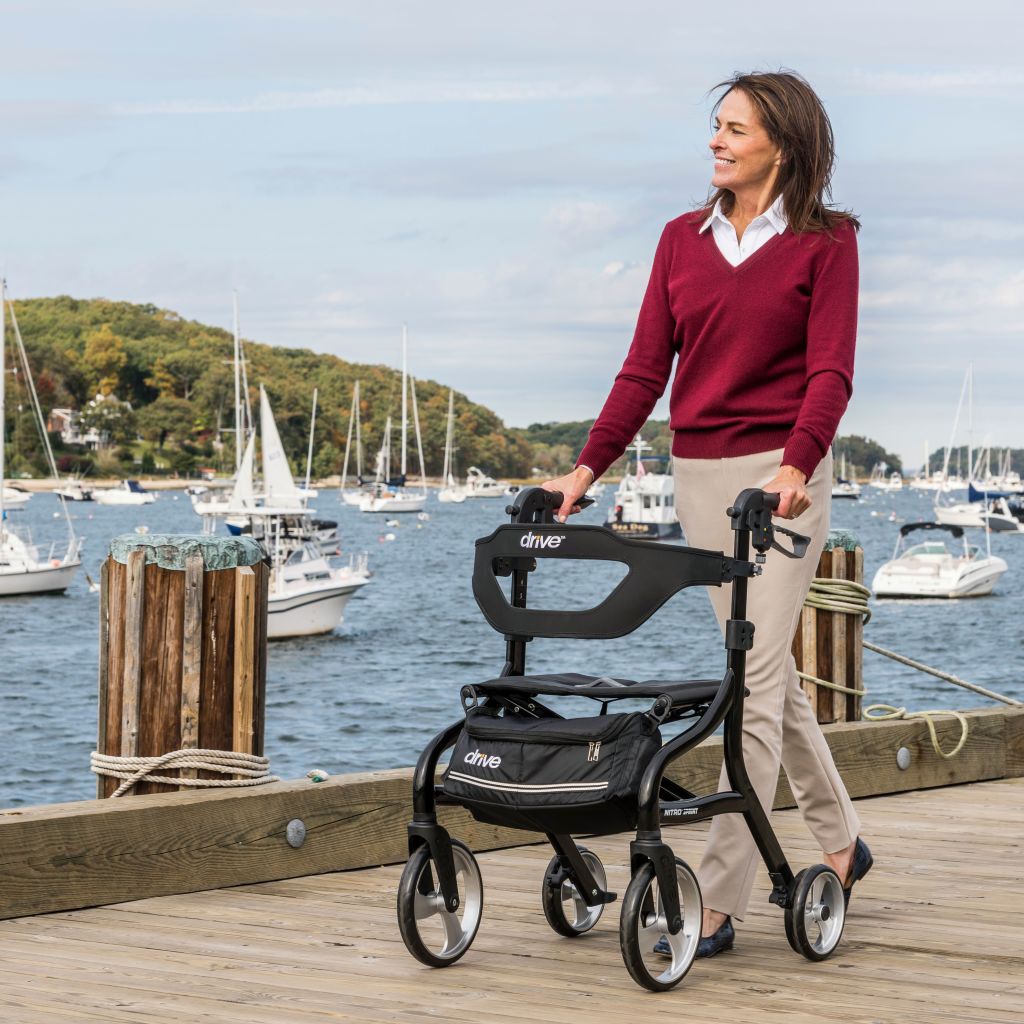 Drive Medical Nitro Sprint Rollator 350 lbs