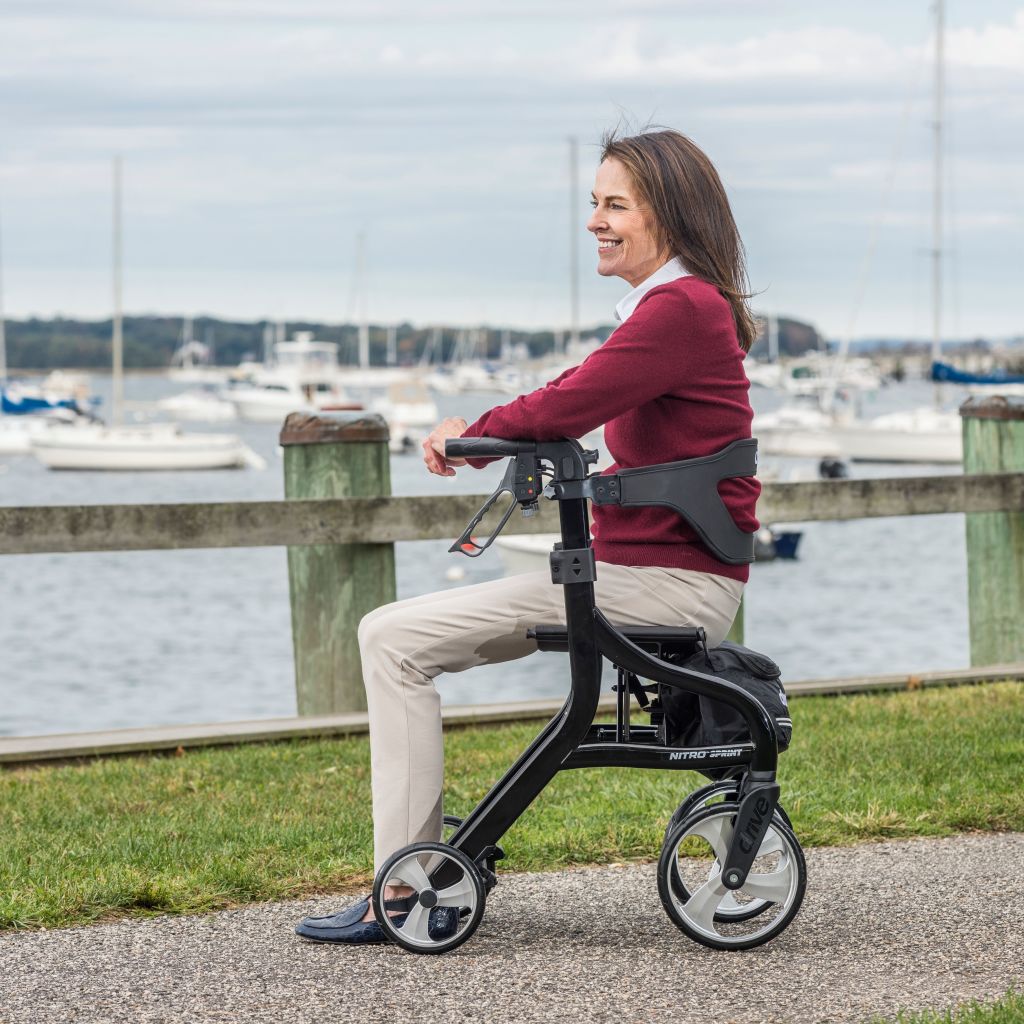 Drive Medical Nitro Sprint Rollator 350 lbs