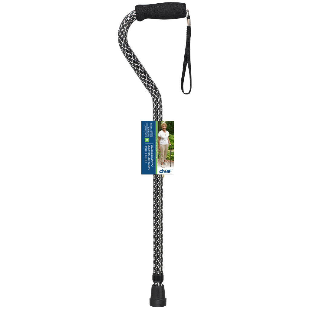 Drive Medical Offset Handle Aluminum Cane