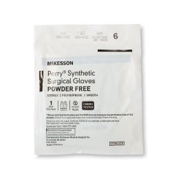 McKesson Perry Performance Plus Surgical Gloves Size 6 Sterile Polyisoprene Smooth Green Chemo Tested 50 Pairs per Box