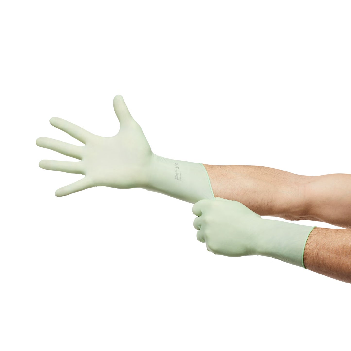 McKesson Perry Performance Plus Surgical Gloves Size 8 Sterile Polyisoprene Standard Cuff Length Smooth Green Chemo Tested 50 Pairs per Box