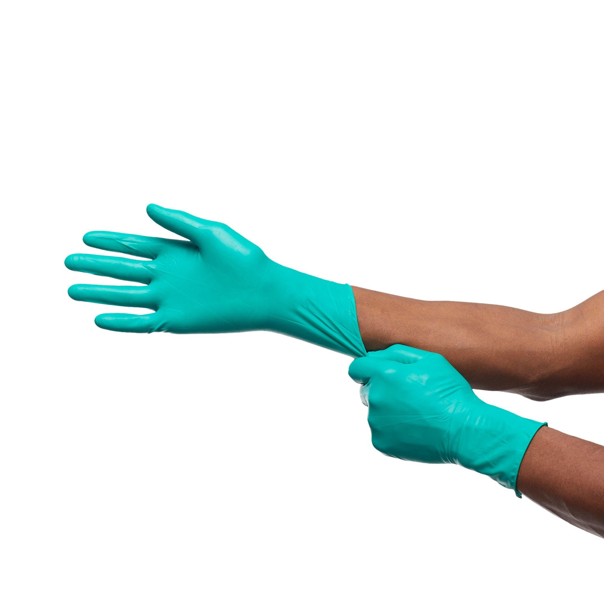 McKesson Perry Performance Plus Surgical Gloves Size 7 Sterile Polychloroprene Smooth Dark Green Chemo Tested 50 Pairs