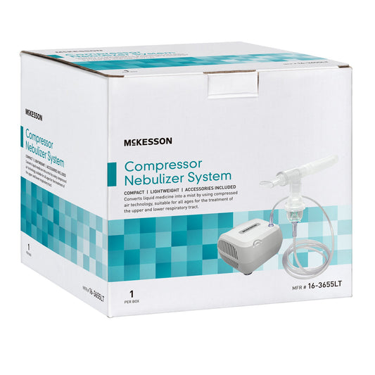 McKesson Brand Compressor Nebulizer System Small Volume Medication Cup Adult / Pediatric Mouthpiece Delivery