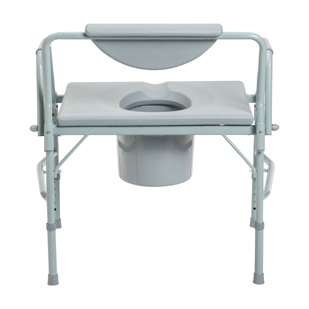 Drive Medical Deluxe Bariatric Drop-Arm Commode