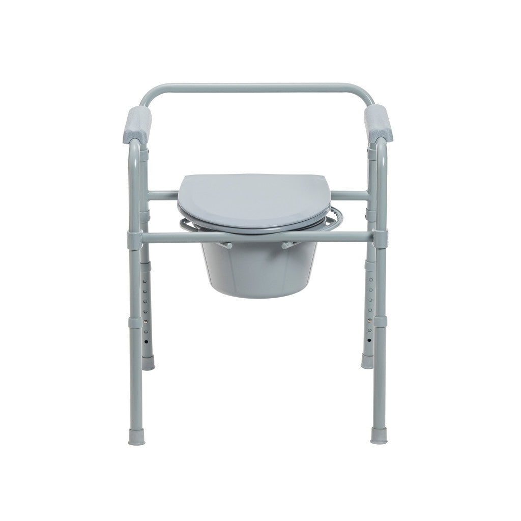 Drive Medical Folding Steel Commode