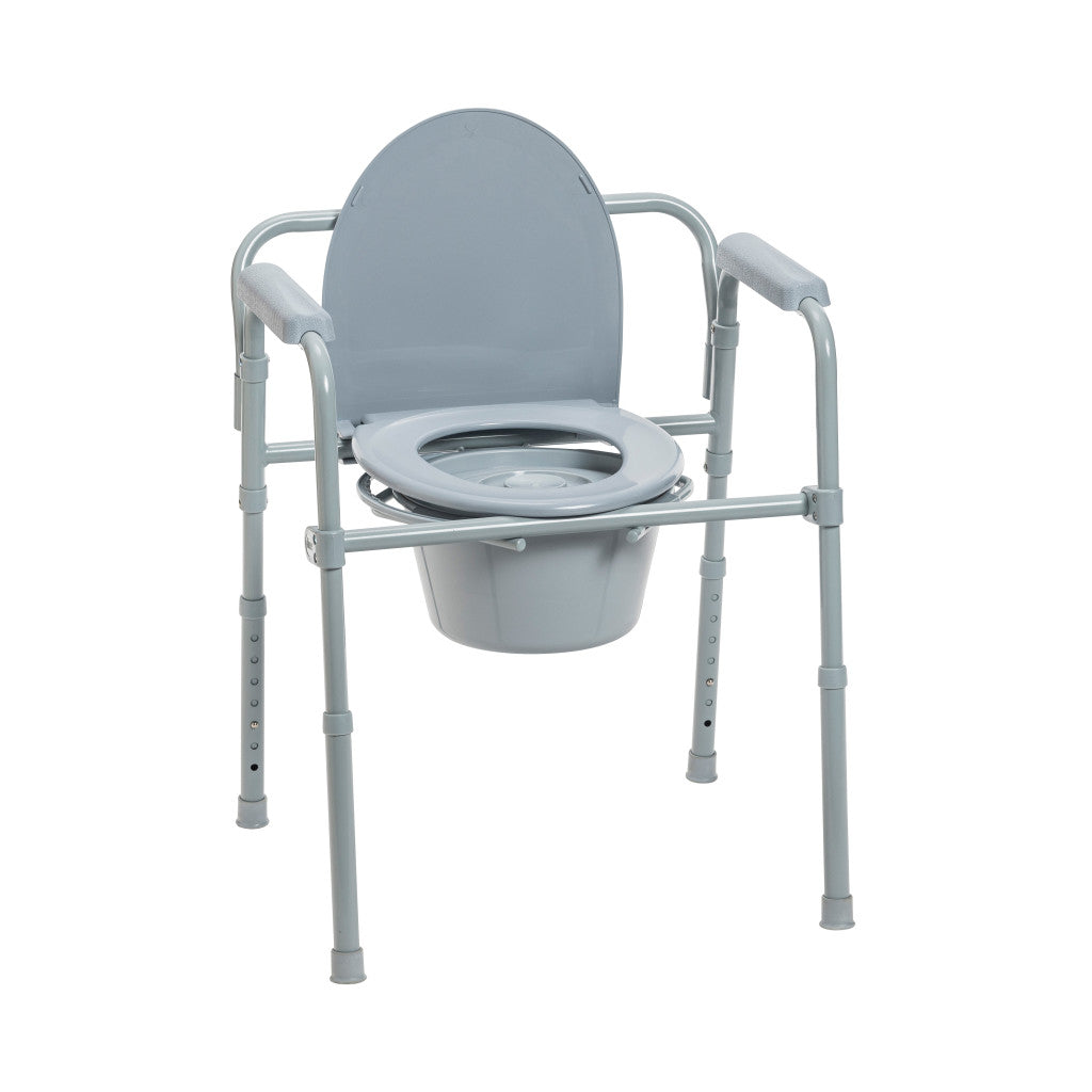 Drive Medical Folding Steel Commode