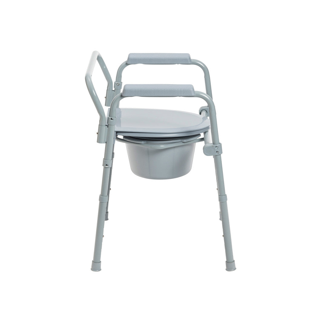 Drive Medical Folding Steel Commode