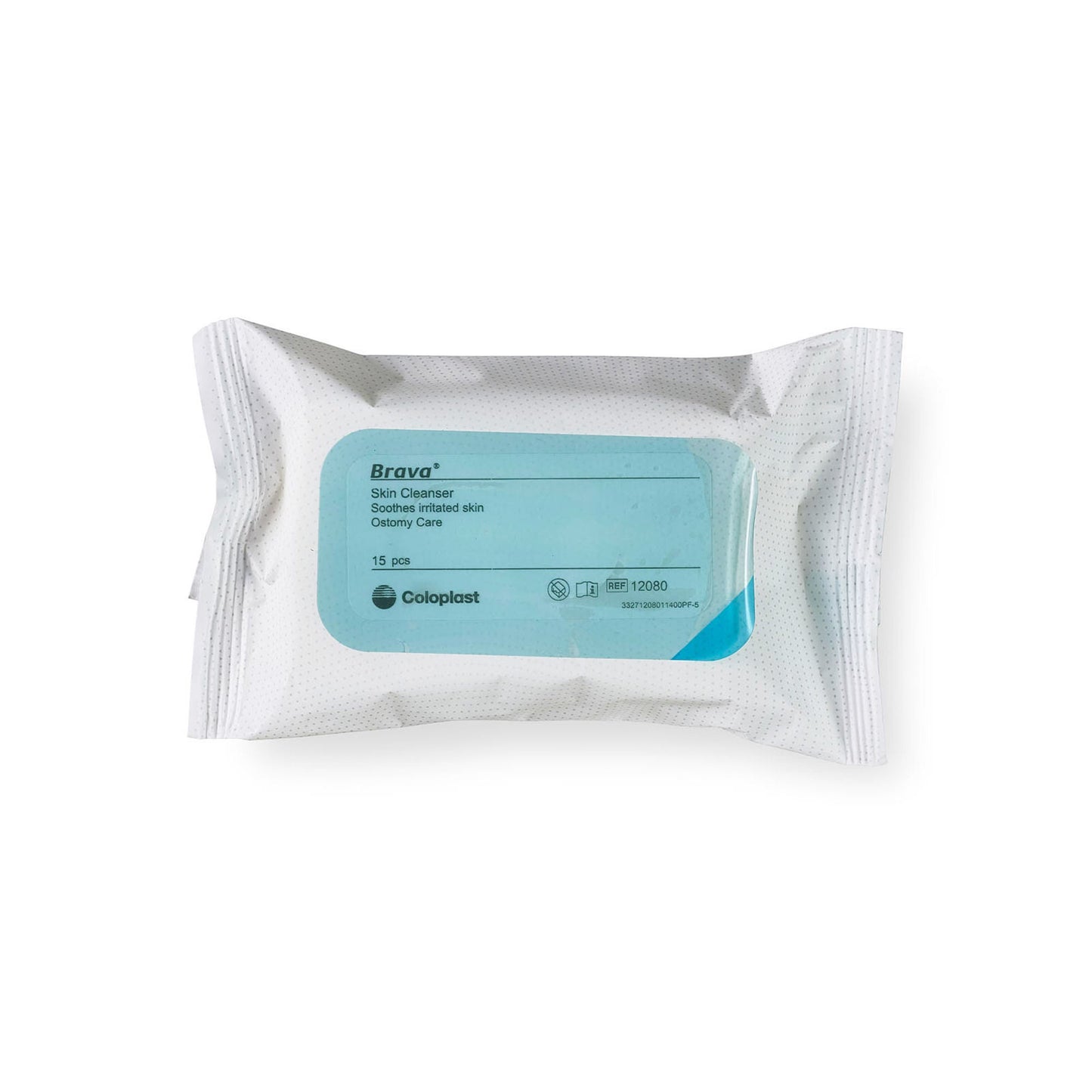 Brava Skin Cleanser Wipe Soft Pack Unscented 15 Count