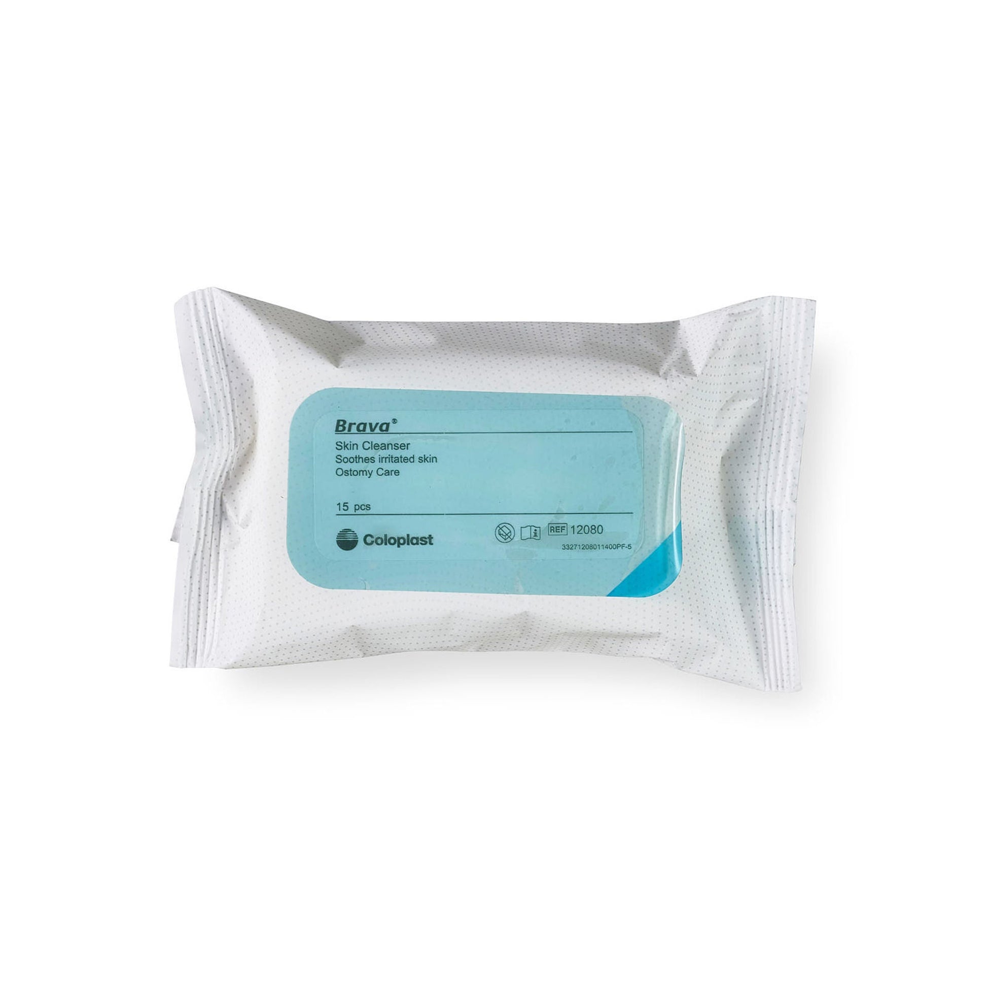 Brava Skin Cleanser Wipe Soft Pack Unscented 15 Count