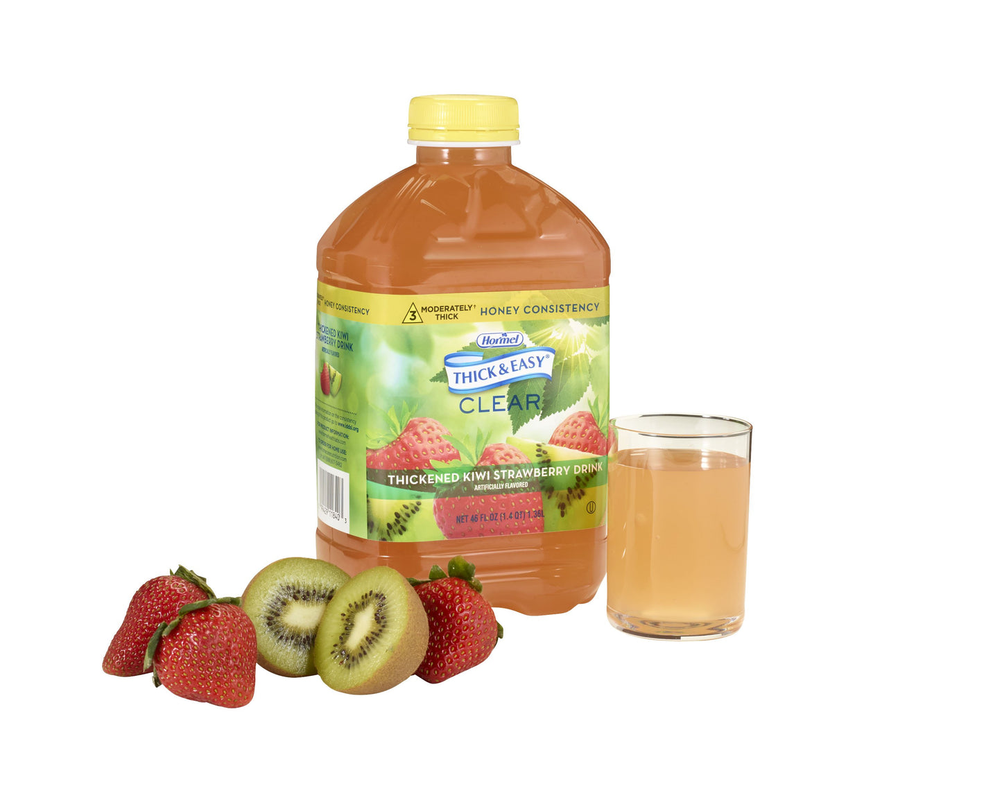 Thick & Easy® Clear Honey Consistency Kiwi Strawberry Thickened Beverage