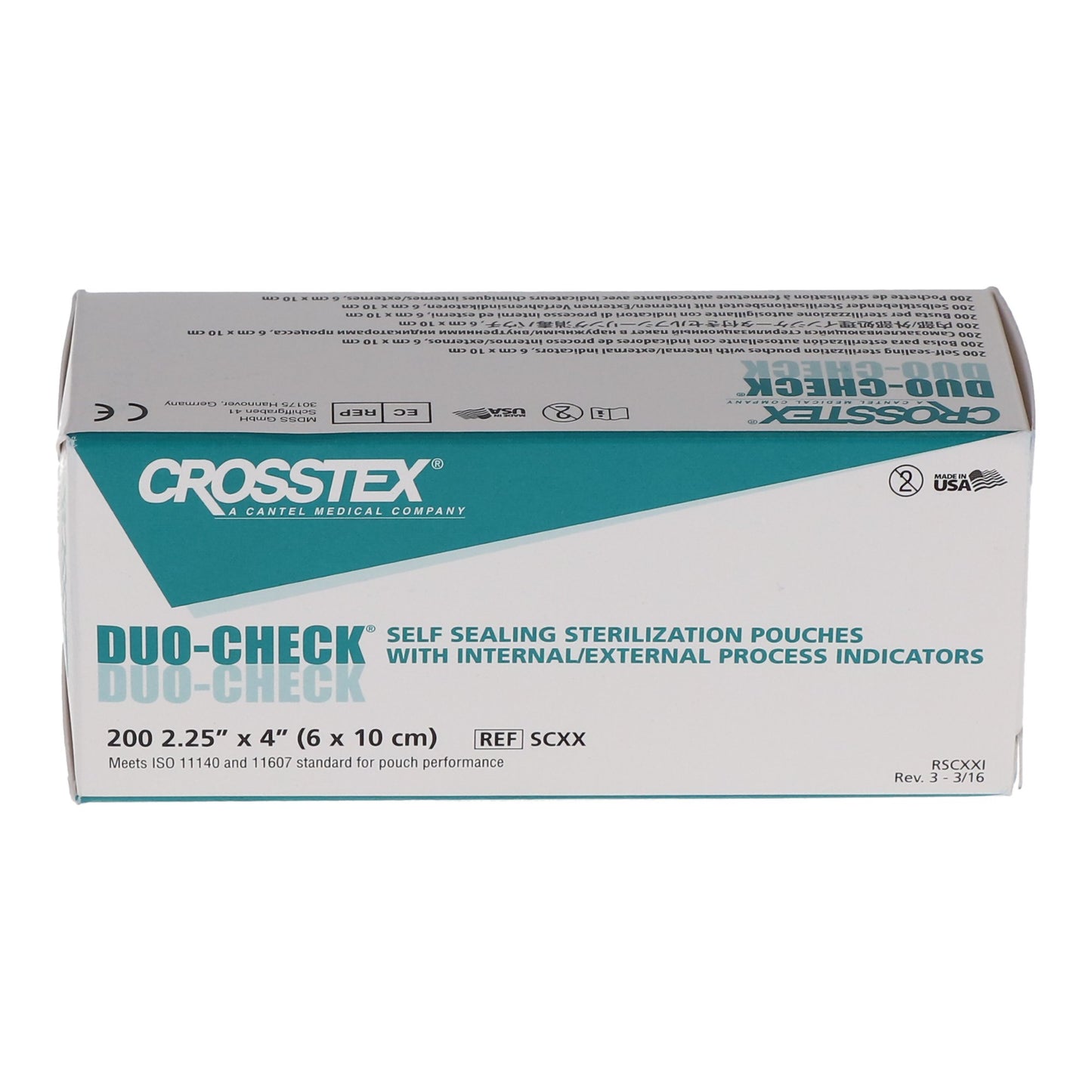 POUCH, SELF SEALING STR 2.25X4(200/BX 20BX/CS)