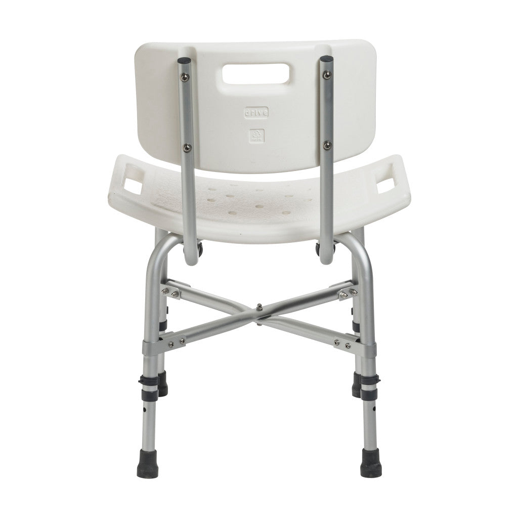 Drive Medical Deluxe Bariatric Shower Chair with Cross-Frame Brace
