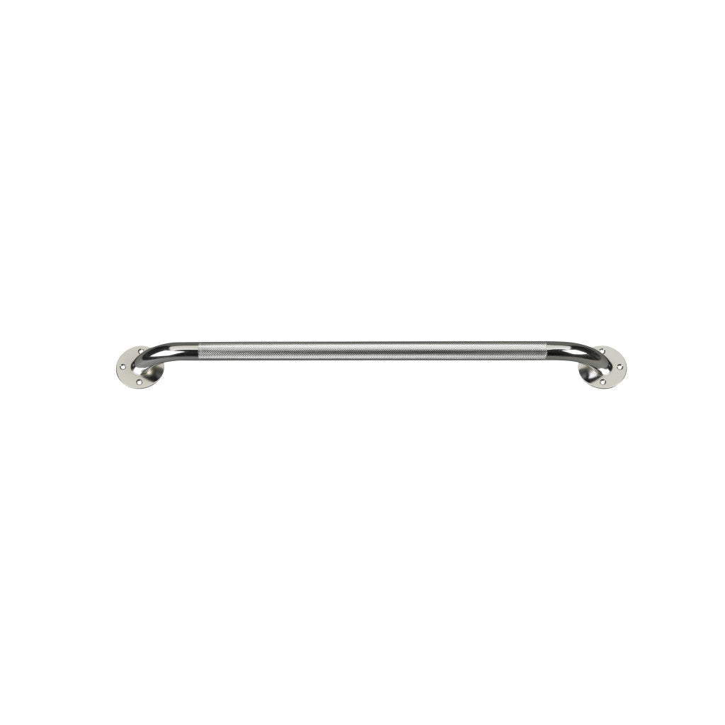 Drive Medical Chrome Knurled Grab Bar