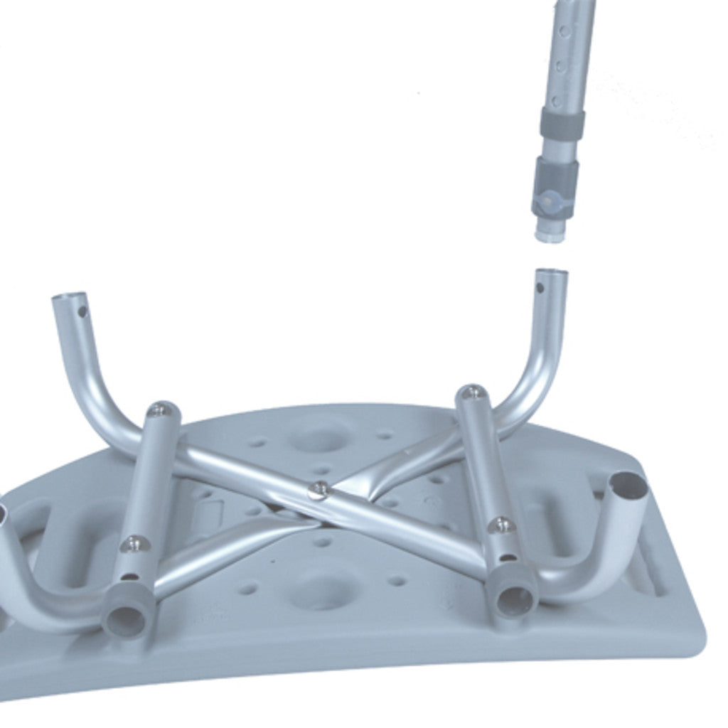 Drive Medical Deluxe Aluminum Shower Chair with Back