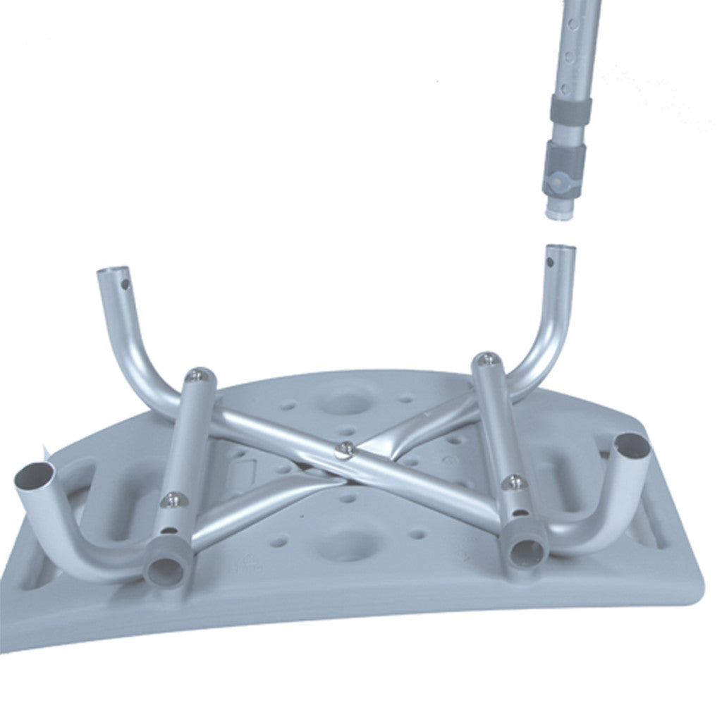 Drive Medical Deluxe Aluminum Shower Chair with Back