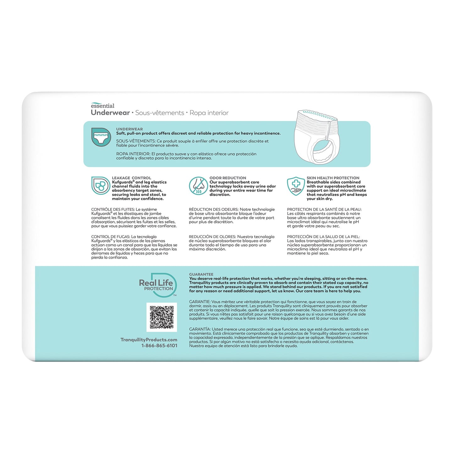 UNDERWEAR, SELECT DISP XSM (24/BG 4BG/CS)