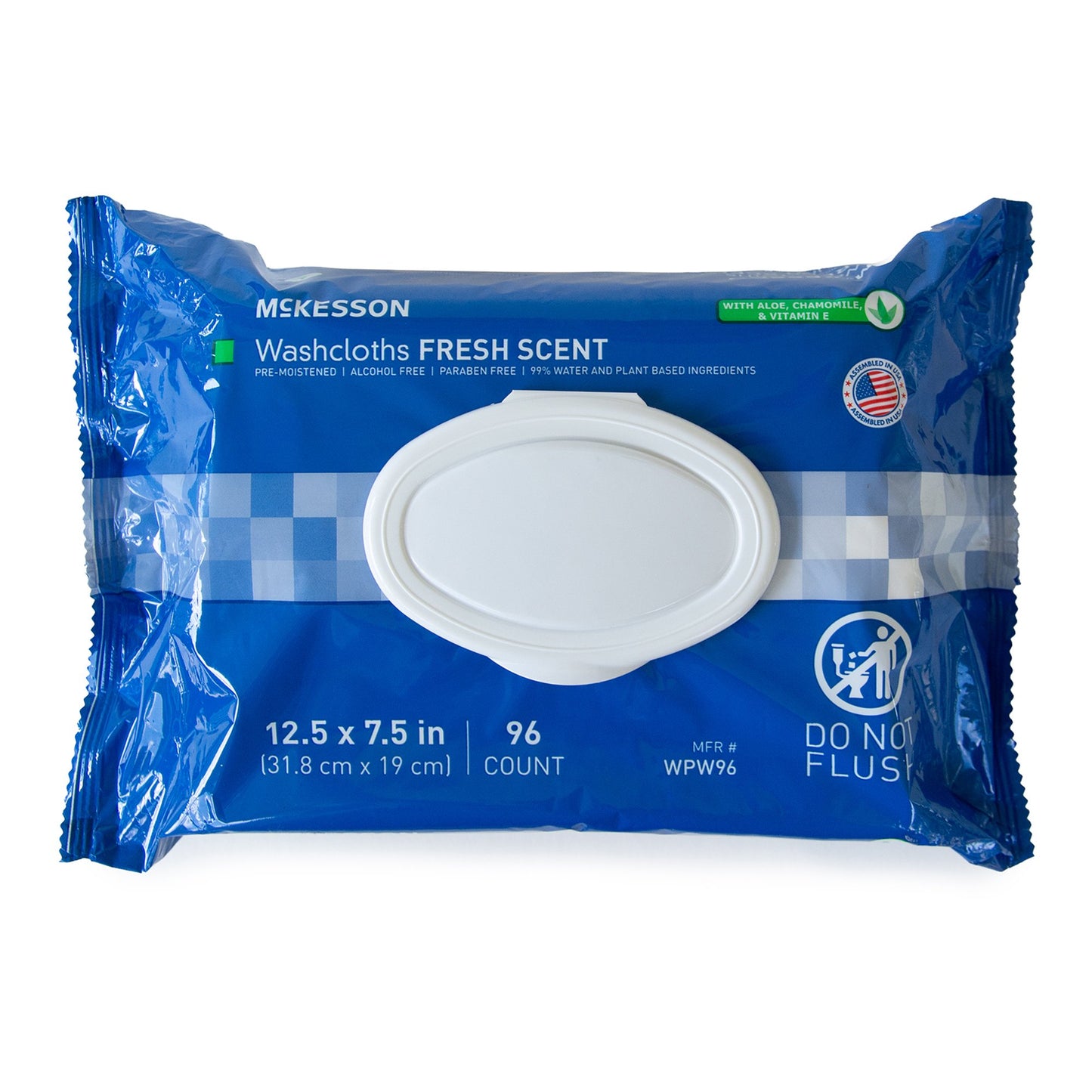 Personal Cleansing Wipe McKesson Soft Pack Scented 96 Count