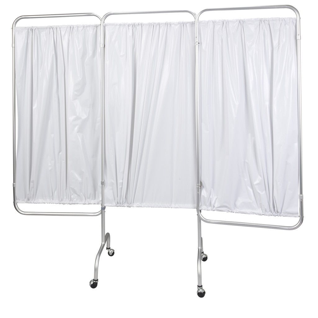 Drive Medical 3-Panel Privacy Screen White