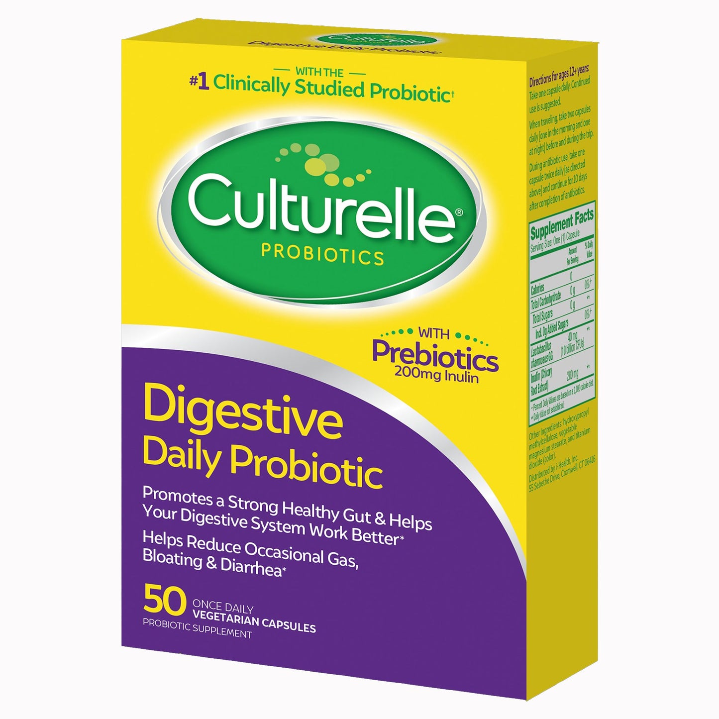 Culturelle® Digestive Daily Probiotic Capsules, 50 Capsules