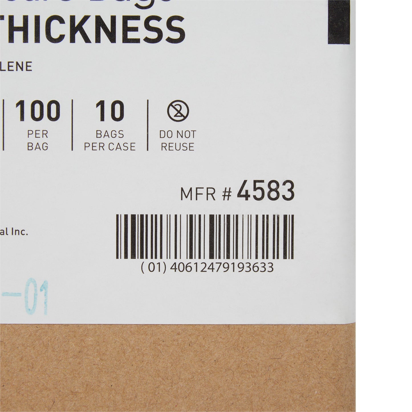 BAG, ZIP LOCK 10X13 (100/BX 10BX/CS)