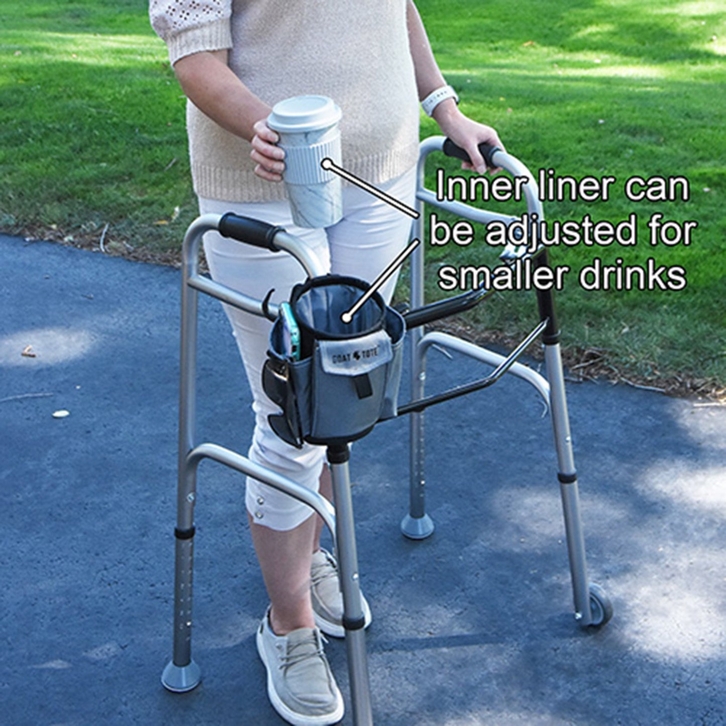 BAG, TOTE GOAT F/WALKER/W/C/ROLLATOR ACCESSORIES (24/CS)