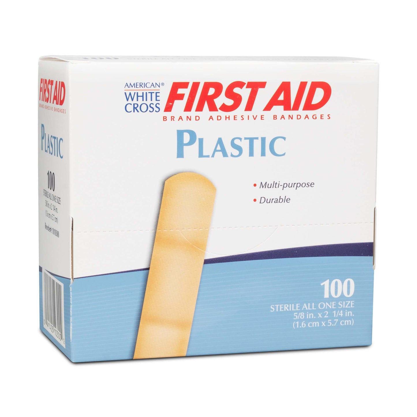 BANDAGE, ADH STR 5/8"X2-1/4" (100/BX 12BX/CS)