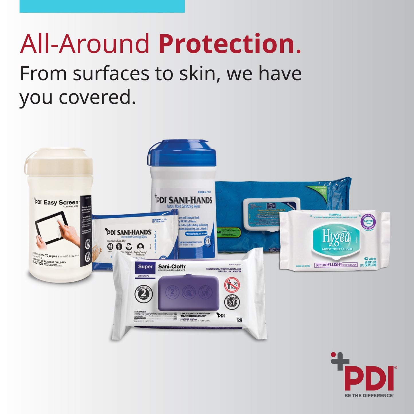 WIPE, SANI-HANDS ALC (100/PK 10BX/CS)