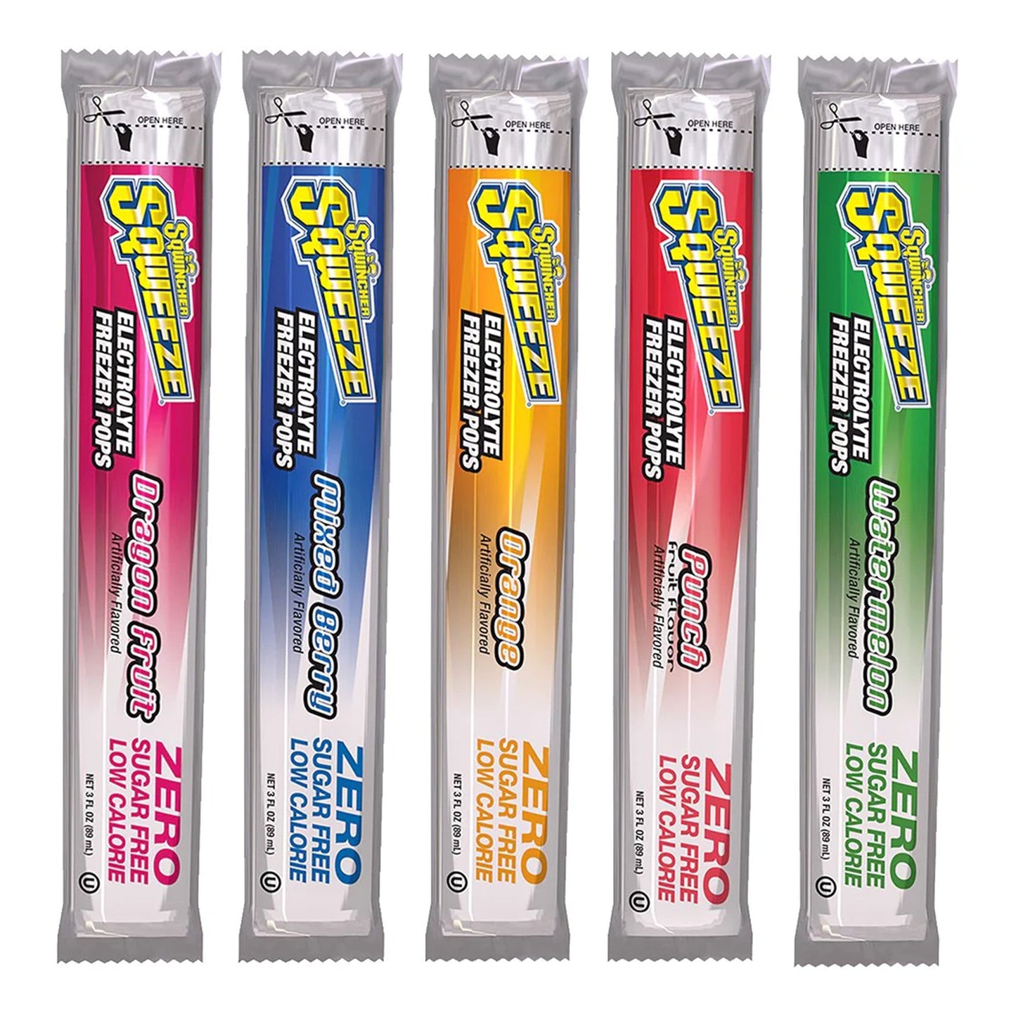 Sqwincher® Zero Assorted Flavors Electrolyte Replenishment Freezer Pop