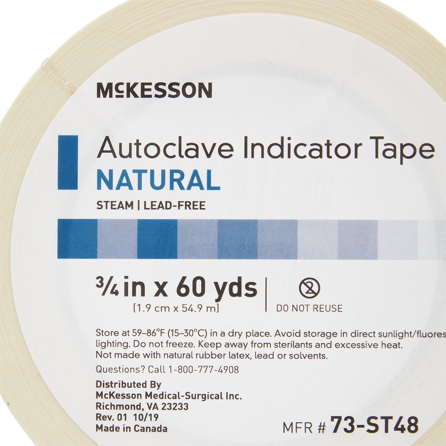 TAPE, INDICATOR STM 3/4" (24/CS)