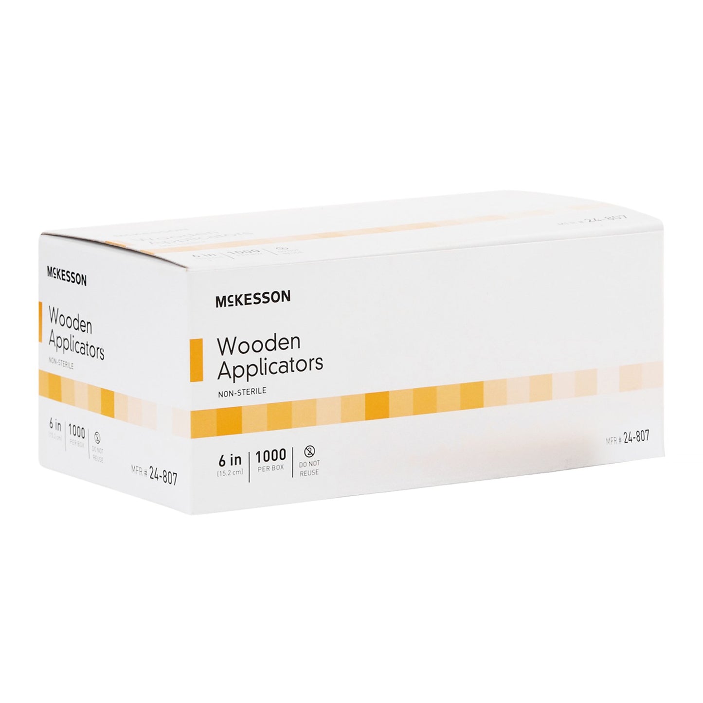 APPLICATOR, PLAIN WOOD 6" (1000/BX)