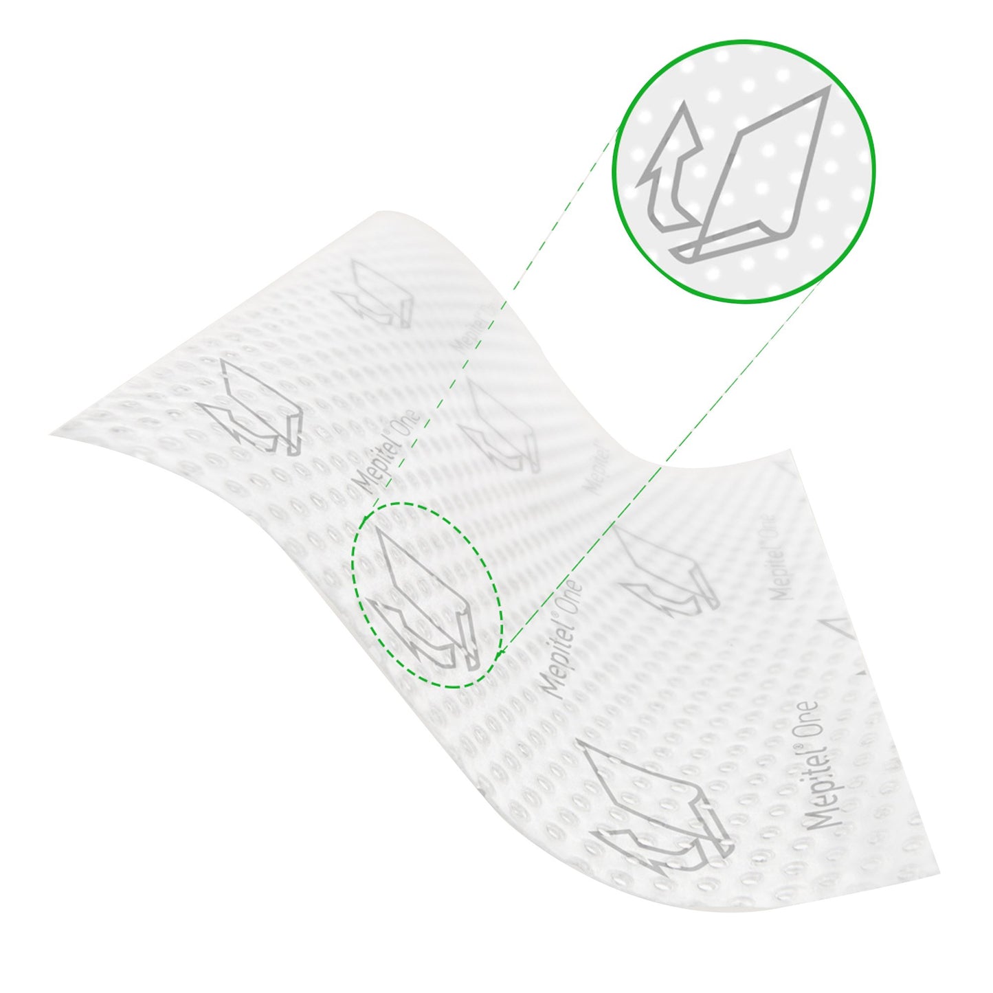DRESSING, MEPITEL ONE WOUND CONTACT LAYER 4X8" (10