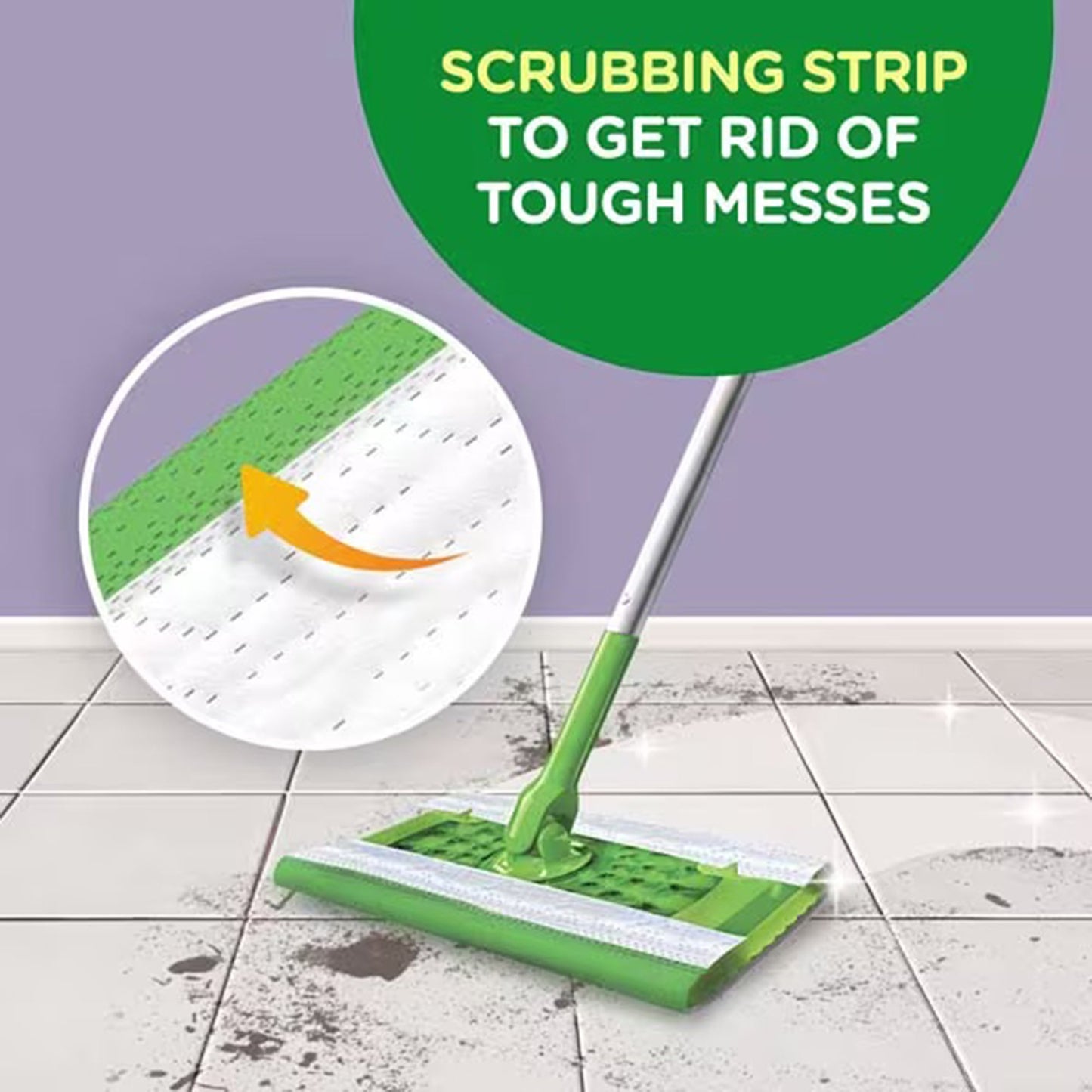 CLOTH, SWIFFER WET FRESH SCENTREFILL WHT 8X10" (12BX 6BX/CT