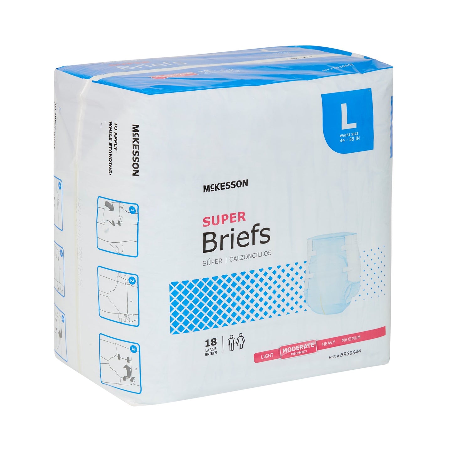 BRIEF, TAB CLSR SUPER LG 44-58(18EA/BG 4BG/CS)