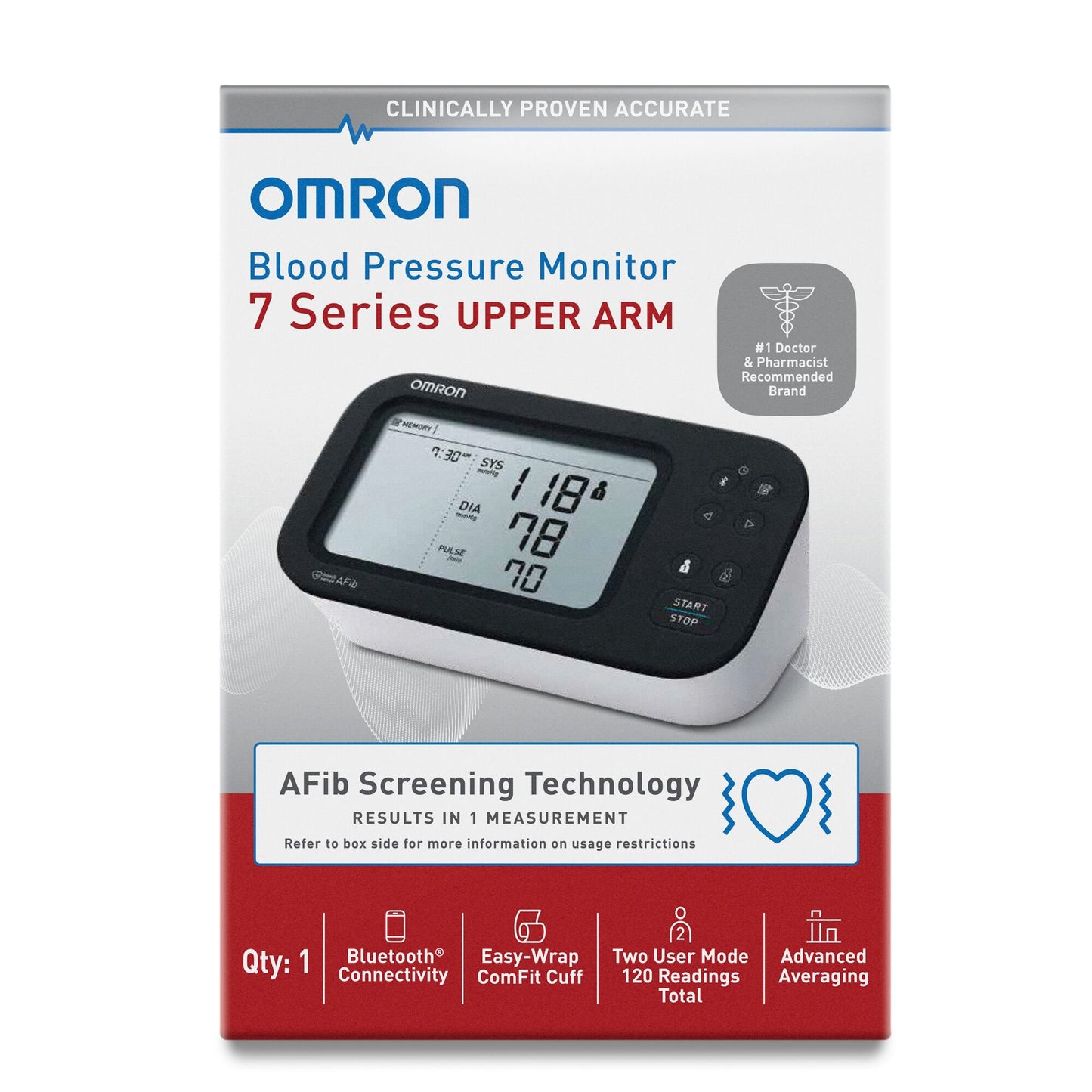 Omron 7 Series® Digital Blood Pressure Monitor with Bluetooth Connectivity