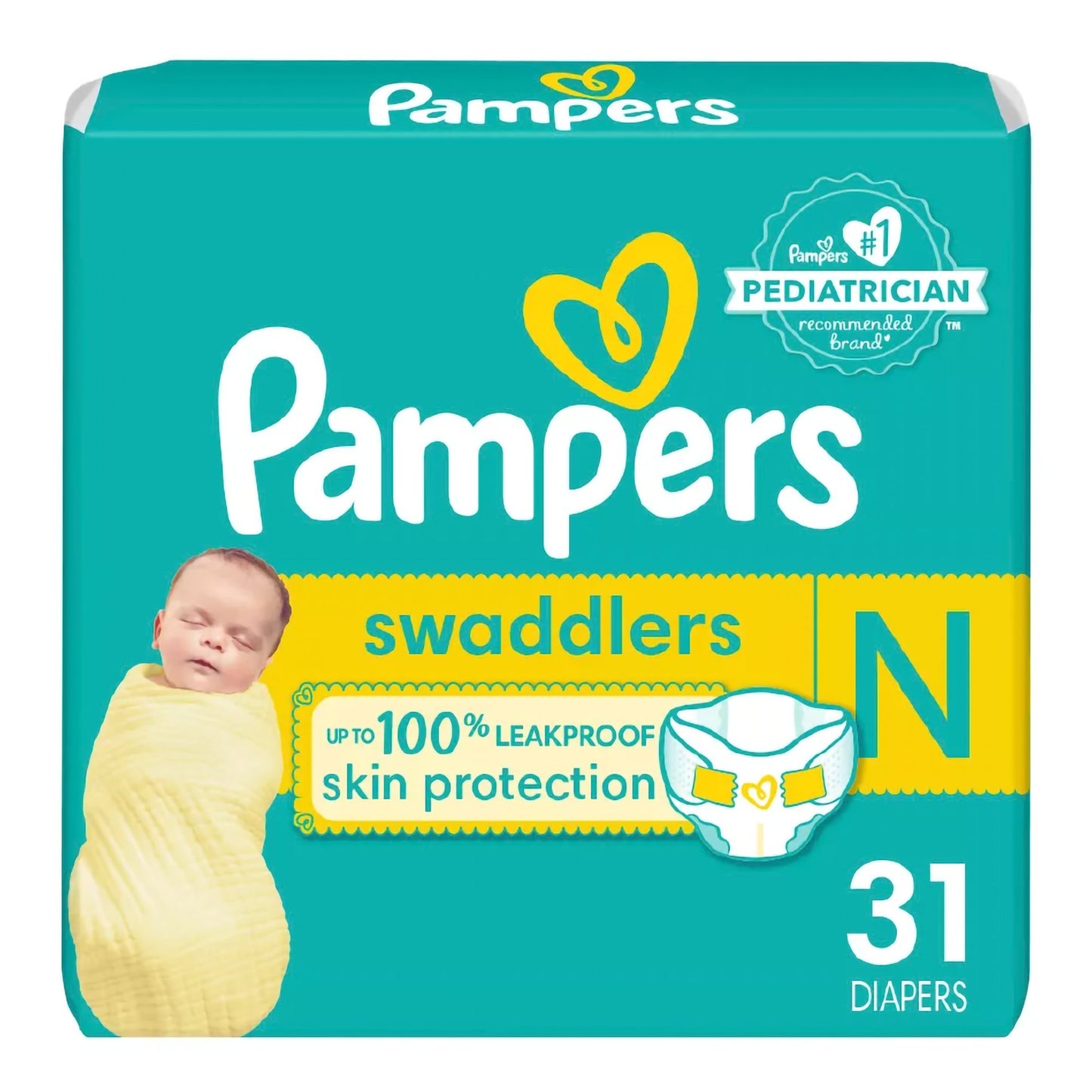 Pampers® Swaddlers™ Baby Diapers, Size 0