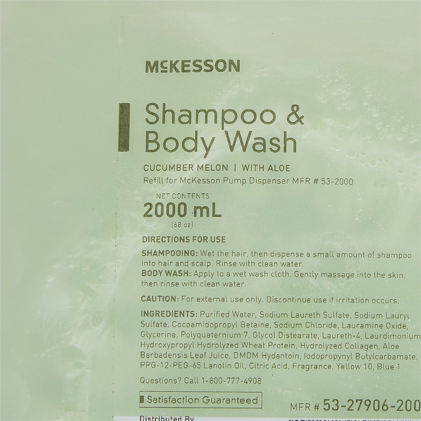 SHAMPOO, HAIR/BODY COND CUCUM DISC 2000ML (4/CS)