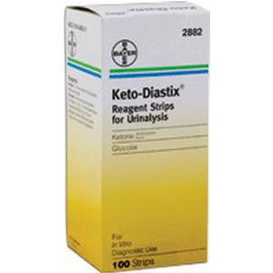 Bayer Keto-Diastix® Reagent Test Strip, Glucose and Ketone